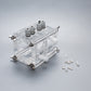Organic Glass Microbial Reactor MFC Standard Fuel Cell Box Acrylic Material with Fast Interface EMC Electro-Catalytic Reactor with Electrolytic Bayonet Optical Transparent Reactor