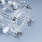 Organic Glass Microbial Reactor MFC Standard Fuel Cell Box Acrylic Material with Fast Interface EMC Electro-Catalytic Reactor with Electrolytic Bayonet Optical Transparent Reactor
